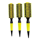 Kit 3 Escovas Evas Cms 3001 3004 E3006 Ceramic Profissional
