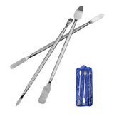 Kit 3 Espátula De Ferro Metal Para Celular Profissional