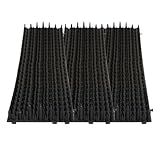 Kit 3 Espicula Protetor Anti Pombo Espanta Gatos Repelente Roedores Inibidor Espinhos Para Muro Janela Preto -3-