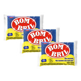 Kit 3 Esponja Bombril Antiaderente Espuma Poliuretano Azul
