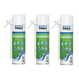 Kit 3 Espuma Expansiva Tek Bond 320g 500ml