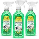 KIT 3 Espumas Magica Limpeza Geral Versão Gatilho Pro Auto 500Ml