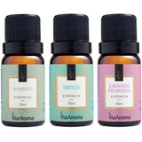 Kit 3 Essencias Aromaticas