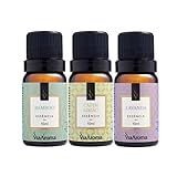 Kit 3 Essências Via Aroma 10ml Bamboo Capim Limão E Lavanda 