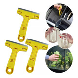Kit 3 Estilete Raspador Profissional Multiuso Vidro Adesivo