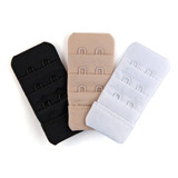 Kit 3 Extensor Duplos Sutiã Sem Costura Sortidos Reforçados
