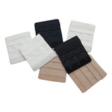 Kit 3 Extensores Sutiã Triplos Sortidos Conforto Reforçados