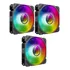 Kit 3 Fan Cooler Argb Fn-12rainbow-c9 Infinity Bk