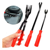 Kit 3 Ferramentas 2 Chaves Alicate Removedor Forro Carro
