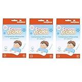 Kit 3 Fever Friends Alivio Febre Bebê Babydeas Adesivos Refrescantes