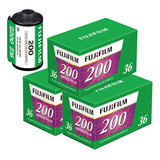 Kit 3 Filmes 35mm Colorido Fujifilm