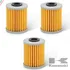 Kit 3 Filtro De Oleo Kxf250 Kx 250xc Kxf 450 Kx450 Kx 450 Xc