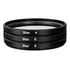 Kit 3 Filtro Estrela 4 6 E 8 Pontas 52mm 55mm 58mm 67mm 72mm