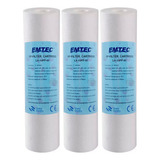 Kit 3 Filtro Refil Cartucho Polipropileno Liso 10 5 Micras