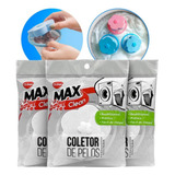 Kit 3 Filtros Flutuantes Papa Fiapos E Fios Máquina De Lavar