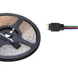 Kit 3 Fita Led Rgb 5050 Rolo 5m 300 Leds Ip65 Fonte