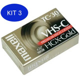 Kit 3 Fita Vhs c De