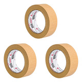 Kit 3 Fitas Crepe Larga Marrom Rolo 32x50mts 432 Adere Kraft