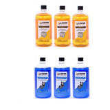 Kit 3 Fluidos E 3 Detergentes Para Máquina Limpeza De Bico