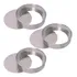 Kit 3 Forma Fundo Falso Removivel N 25 Cm Assadeiro Redonda