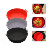 Kit 3 Formas Silicone Air Fryer
