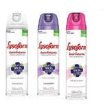 Kit 3 Fragrâncias Lysoform Aerosol Spray 360ml