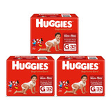 Kit 3 Fralda Huggies Supreme Care