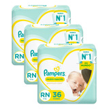 Kit 3 Fraldas Pampers Premium Care Recém nascido Rn 36 U