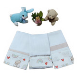 Kit 3 Fraldinhas De