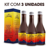 Kit 3 Frascos Catuama Revigorante Fisico Mental 500ml Sabor Catuaba guarana E Marapuama