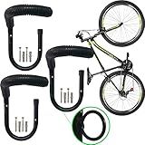 Kit 3 Gancho Suporte Bike Parede Pendurar Bicicleta Vertical