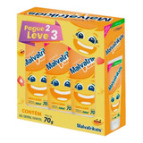 Kit 3 Gel Dental Malvatrikids F-infantil Com Flúor 70g