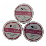Kit 3 Gel Girl Fatale Não Queima Clássico Unhas Acrigel 15ml
