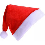 Kit 3 Gorro Touca Natal Papai Noel Vermelho Veludo Infantil