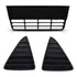 Kit 3 Grade Parachoque Dianteiro Ford Focus 2013 14 15 2016 