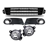 Kit 3 Grades Parachoque Dianteiro Gol Voyage Saveiro G5 Milha 2009 2010 2011 2012
