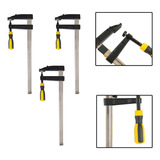 Kit 3 Grampos P Carpinteiro Tipo F Sargento 300x80mm 12 Pol