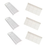 Kit 3 Grelha Pequena 3 Filtro Pequeno Piso Teto 18 A 60btus