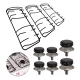 Kit 3 Grelhas 6 Bocas Para Fogão Esmaltec Bali Cristal