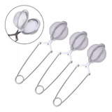 Kit 3 Infusores De Chá Inox Coador Peneira Ervas Qualidade