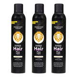 Kit 3 Instant Hair Plus 300ml Maquiagem Para Calvície