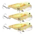 Kit 3 Isca Artificial De Superficie Cigarra 6cm/7gr Cor 8