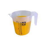 Kit 3 Jarra Becker Béquer Plástica Pp 1000ml Graduado