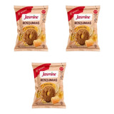 Kit 3 Jasmine Rosquinha Int 120gr Aveia Mel