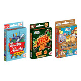 Kit 3 Jogos Pais E Filhos Rouba Monte Jogo Mico E Memória