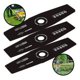 Kit 3 Lâminas 2 Pontas P Roçadeira Stihl Fs 160 220 280 290