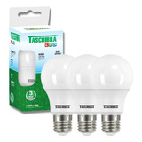 Kit 3 Lâmpada Led 9w Tkl 60 Bivolt E27 Econômica Taschibra