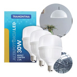 Kit 3 Lâmpadas Led Alta Potência 30w 6500k Bivolt Tramontina