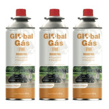 Kit 3 Latas Refil Gás Camping Nkt P Maçarico E Fogareiro
