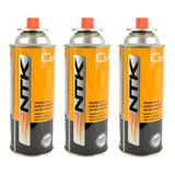 Kit 3 Latas Refil Nkt Gás Camping P Fogareiro E Maçarico